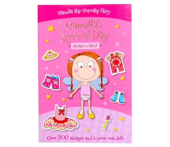 Camilla the Cupcake Fairy Sticker and Read Dolly Dress Up 